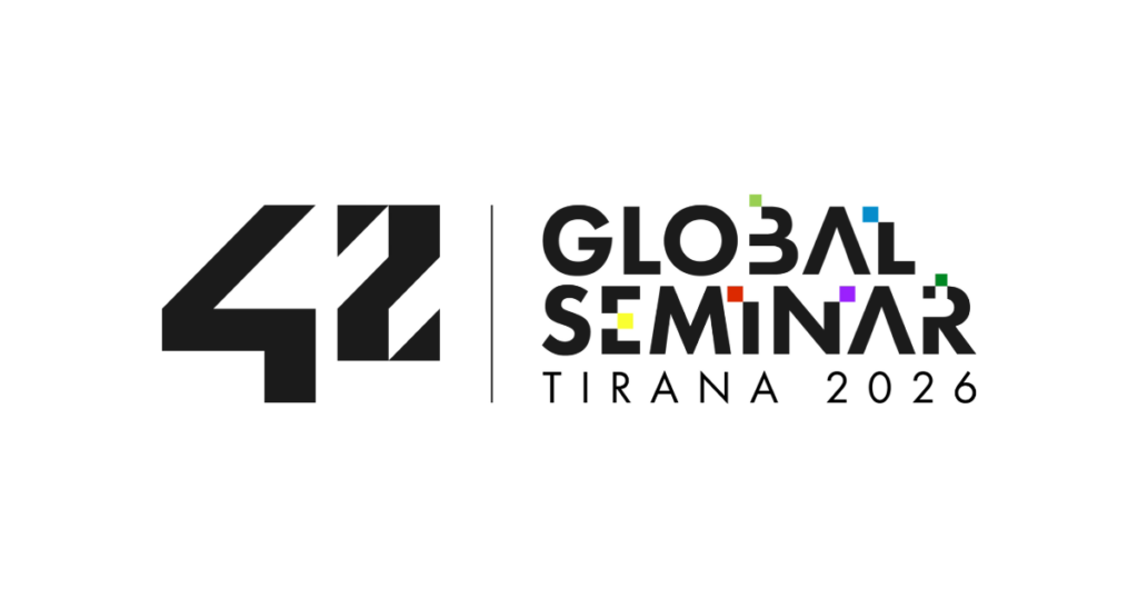 Logotipo oficial del 42 Global Seminar 2026 celebrado en Tirana, Albania